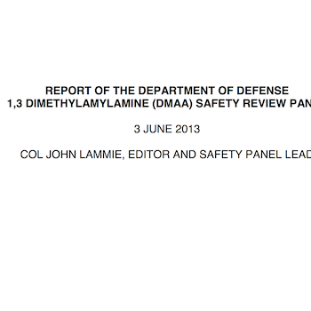 DMAA Panel Report