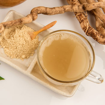 Powdered Tongkat ali supplement and tea
